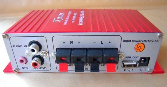 Image of 2 channel mini Car Amplifier 2x10w (12v) (IT10330)