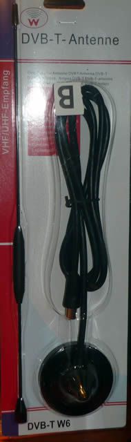 Image of W6 Universal DVB-T Antenna *Magnetic* (IT5789)