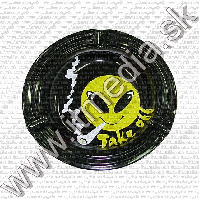 Small Metal Ashtray no. 03 *Take off* (IT10250) Image of Small Metal Ashtray no. 03 *Take off* (IT10250)