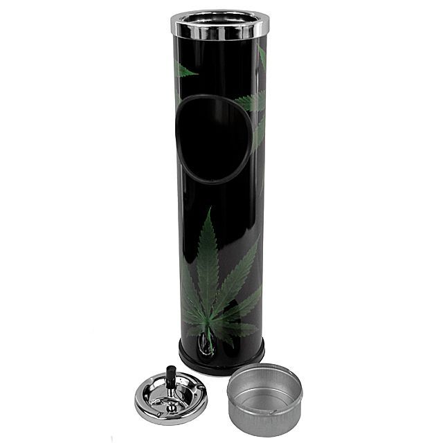 Image of Standing Ashtray *Ganja* 56cm (IT7104)