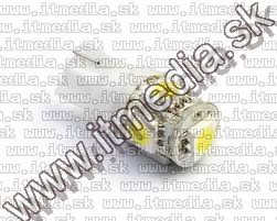 Image of LED Car Dashboard Light T10 Natural White 12v 5x5050SMD (IT9907)