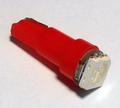Image of LED Car Light T5 74 RED SMD5050 12v (IT12488)