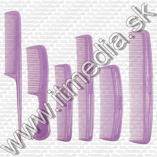 Image of Noname Comb Set, 6-part, Plastic (purple) (IT8928)
