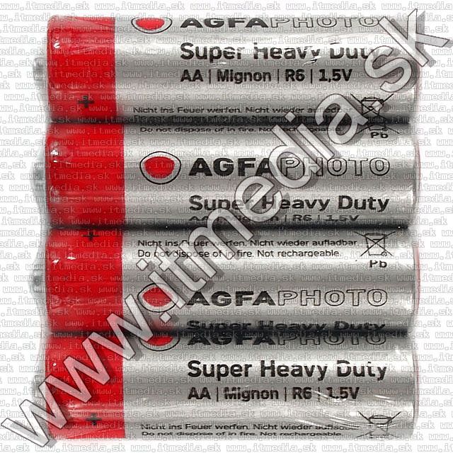 Image of Agfaphoto battery Zinc R06 4-foil (AA) (IT7428)