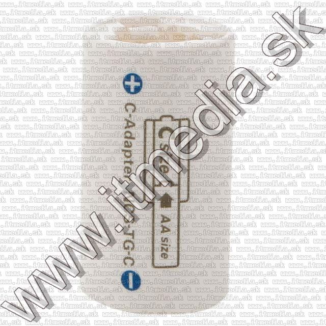 Image of Eneloop Battery Adapter AA to C *BULK* (IT9589)