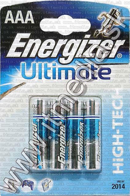 Image of Energizer battery *Ultimate Alkaline* 4xAAA (LR03) (IT4890)