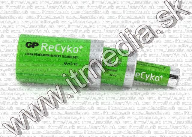 Image of GP Recyko Battery Adapter Pack AA-C C-D 2x + 2x2100mAH (IT7128)