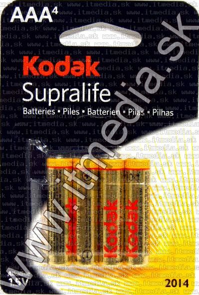 Image of Kodak Alkaline Battery 4xAAA (LR03) (IT3372)