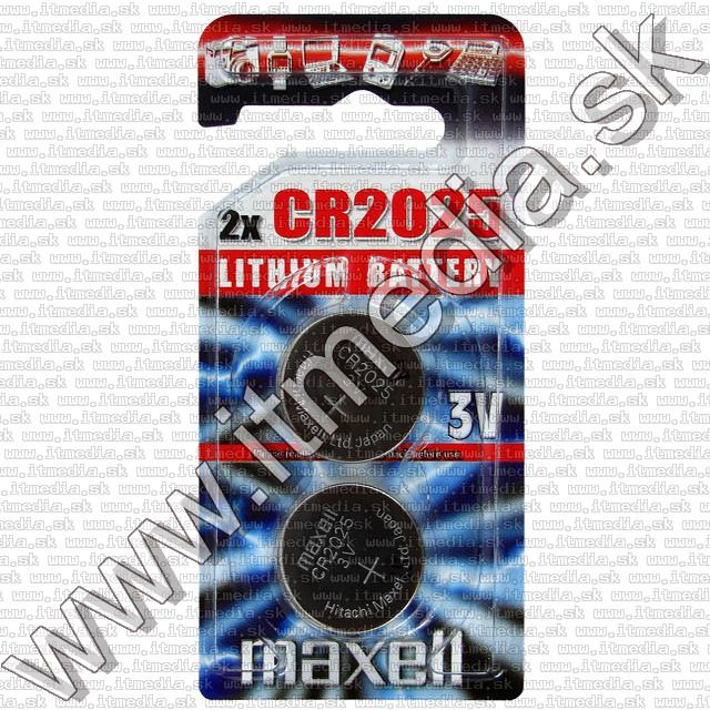 Image of Maxell CR2025 gombelem 2db/csomag (IT7269)