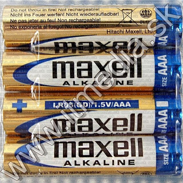 Image of Maxell battery ALKALINE 8xAAA LR03 exp. 2015 (IT7825)