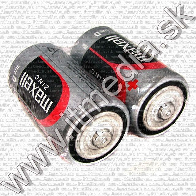 Image of Maxell D R20 cink-szén féltartós elem 2db (IT5473)