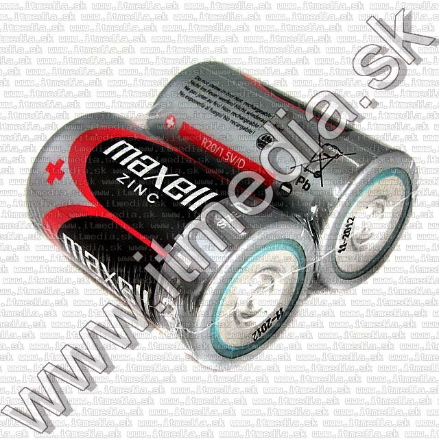 Image of Maxell D R20 cink-szén féltartós elem 2db (IT5473)