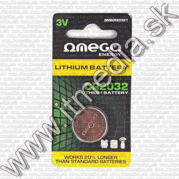 Image of Omega battery CR2032 Blister 1pk (IT8822)