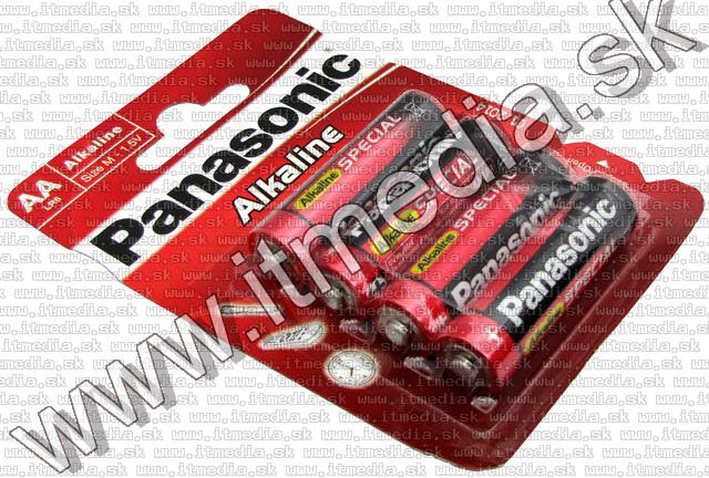 Image of Panasonic battery ALKALINE 4xAA LR06 (IT5460)