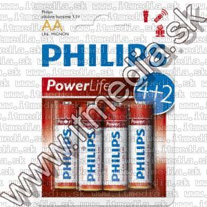 Image of PHILIPS battery alkaline 6xAA (LR06) (IT8246)