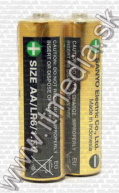 Image of SANYO battery Alkaline 2xAA LR06 foil (IT4978)
