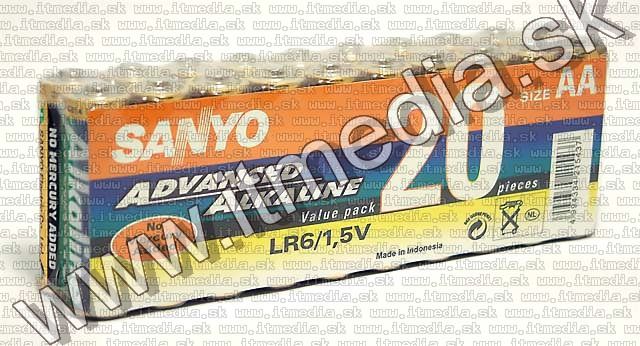 Image of SANYO battery Alkaline 20xAA LR06 foil (IT4977)