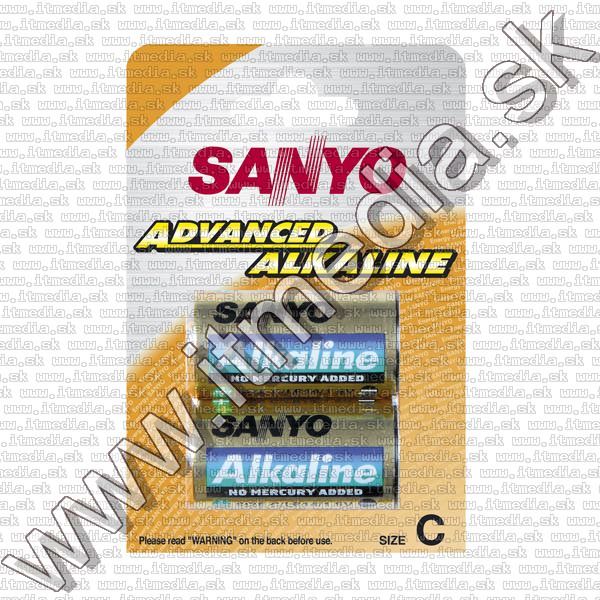 Image of SANYO battery Alkaline 2xC LR14 *Blister* (IT8255)