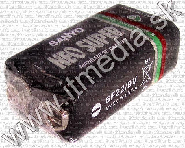 Image of SANYO battery Mangan 6F22 9v foil (IT5472)