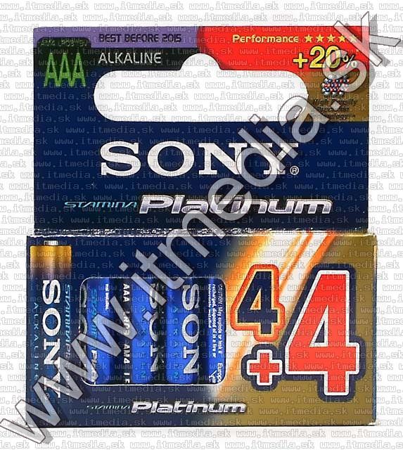 Image of Sony battery ALKALINE 8xAAA LR03 (IT4471)