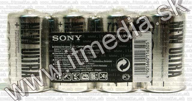 Image of SONY battery Zinc 4xD (R20) Ultra Heavy Duty (IT4474)