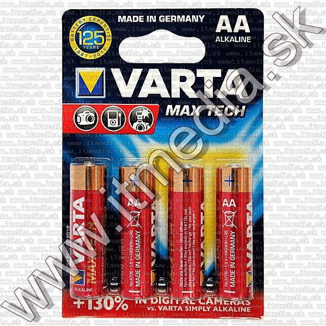 Image of VARTA battery *MAX TECH* alkaline 4xAA (LR06) (4706) (IT8988)