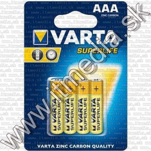 VARTA battery *SuperLife* 4xAAA (R3P) (IT9481) Image of VARTA battery *SuperLife* 4xAAA (R3P) (IT9481)