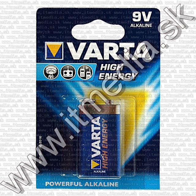 Image of VARTA battery alkaline 1xE-block *9V* *Blister* (4922) (IT6594)