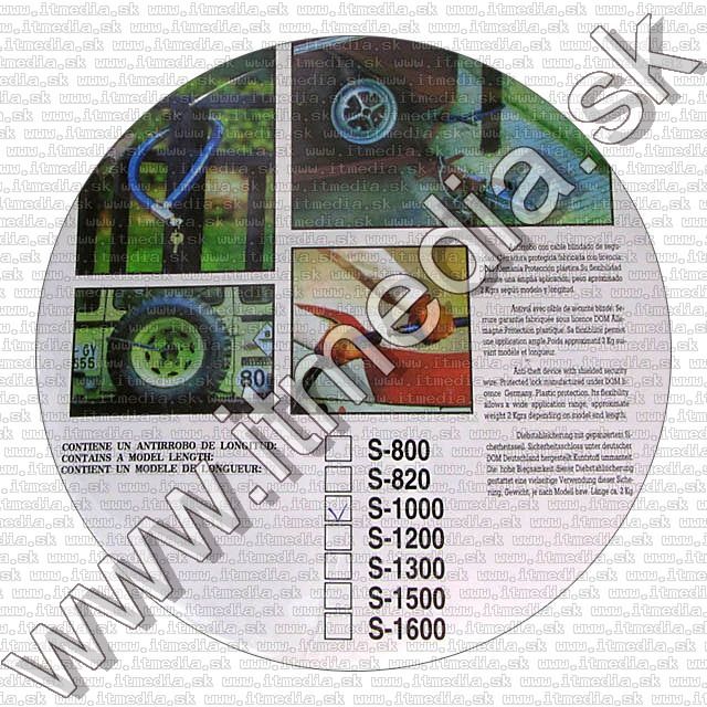 Image of Noname Steel Bicycle Cable Lock (IT5801)