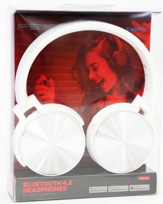 Image of Freestyle Bluetooth Headphones with MP3 (microSD) 44392 FH0917W (IT13686)