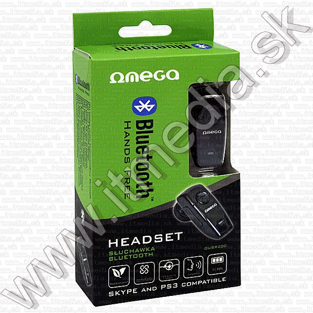 Image of Omega Bluetooth Headset SR200 V2.1 EDR *mono* (IT7521)