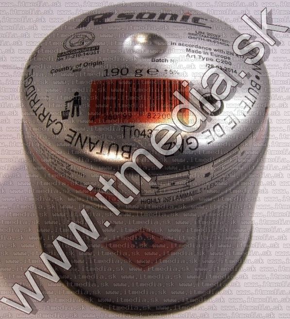 Image of Butane Gas Cartridge EN417 compatible (190g) (IT0949)