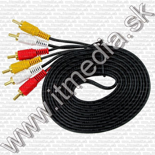 Image of 3x RCA-RCA cable, A-V 3m (IT7210)