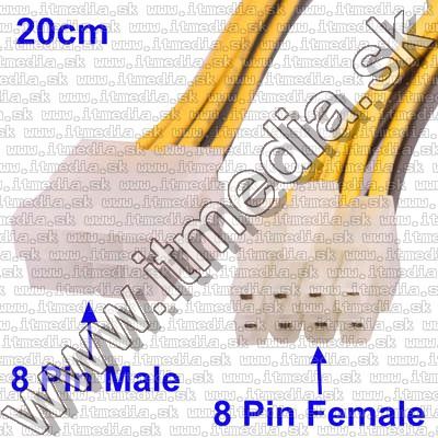 Image of ATX Power Cable Extender 8pin 20cm (IT7830)