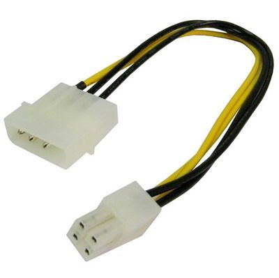 Image of PC Power (MOLEX) to 4-pole ATX adapter cable (IT8157)