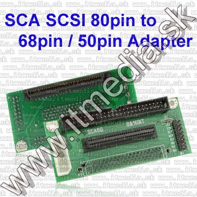 Image of SCSI 80pin to 68pin or 50pin adaptor (IT7940)