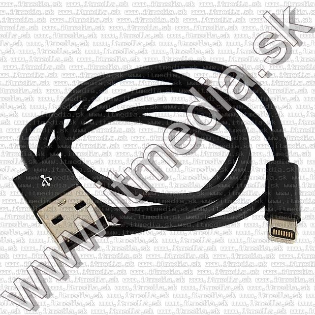 Image of Apple iPhone5G Lightning USB kábel *Fekete* *bulk* utángyártott (IT9250)