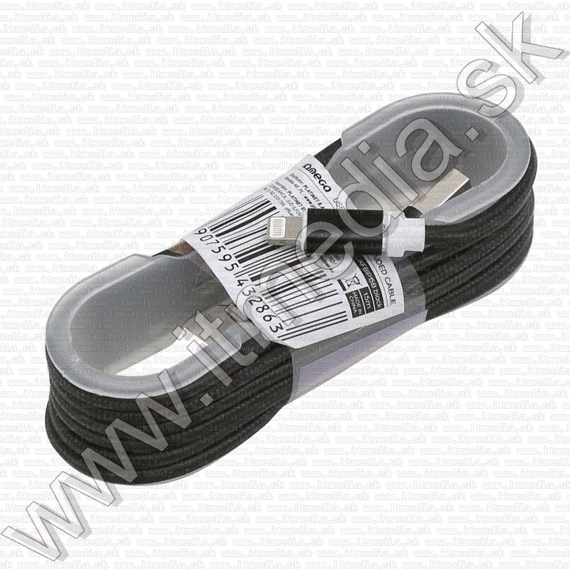 iPhone USB Lightning kábel 1.5m *Cipőfűző* *Hengeres* *Fekete* (IT12016) Image of iPhone USB Lightning kábel 1.5m *Cipőfűző* *Hengeres* *Fekete* (IT12016)
