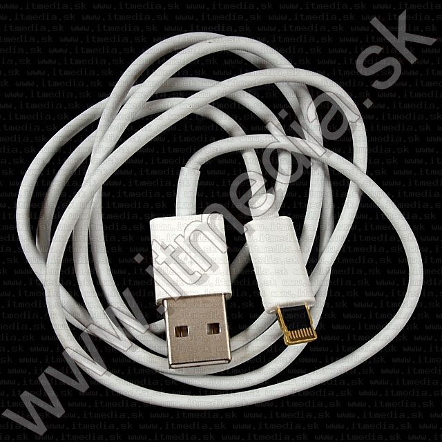 Image of Apple iPhone5G GOLD Lightning USB cable 1m *white* (IT8572)