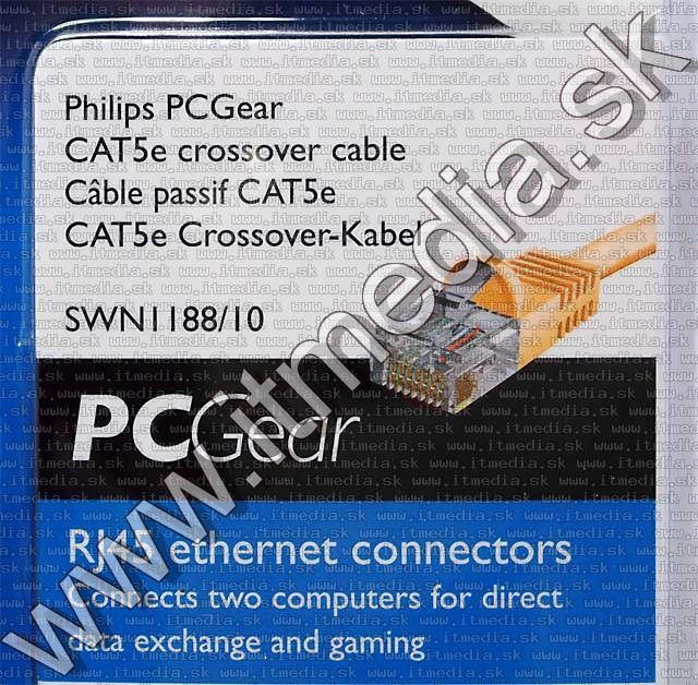 Image of Ethernet Network **CROSSLINK** cable --4m-- Philips (IT5126)