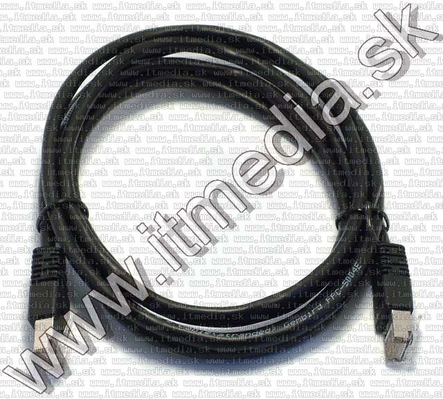 Image of Ethernet Network (Lan) cable --2m-- RJ45 (FTP) *black* (IT4907)