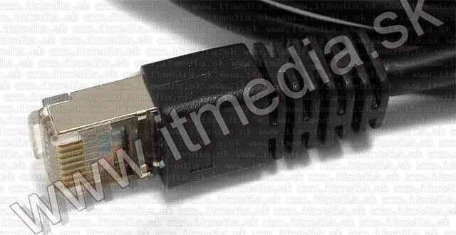 Image of Ethernet Network (Lan) cable --2m-- RJ45 (FTP) *black* (IT4907)