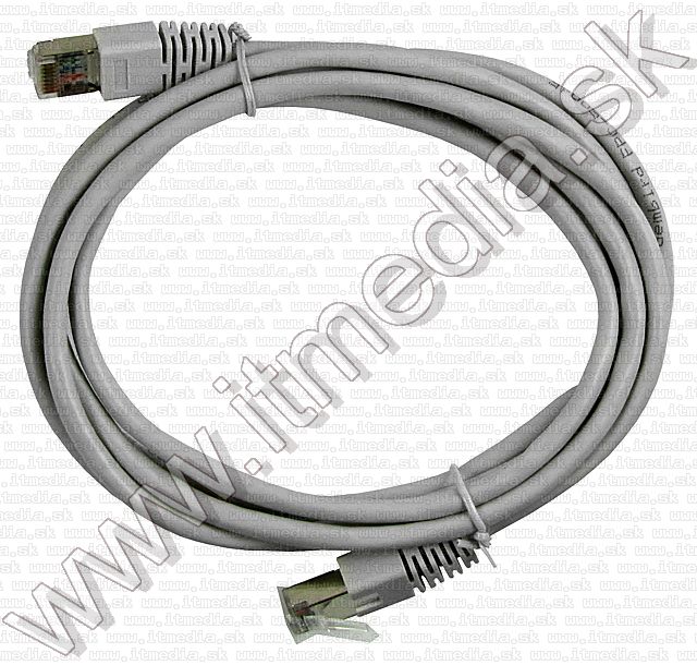 Image of Ethernet Network (Lan) cable --2m-- RJ45 (FTP) *grey* (IT5550)
