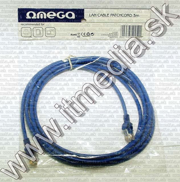 Image of Ethernet Network (Lan) cable --3m-- RJ45 *BLACK* (UTP) (IT0233)