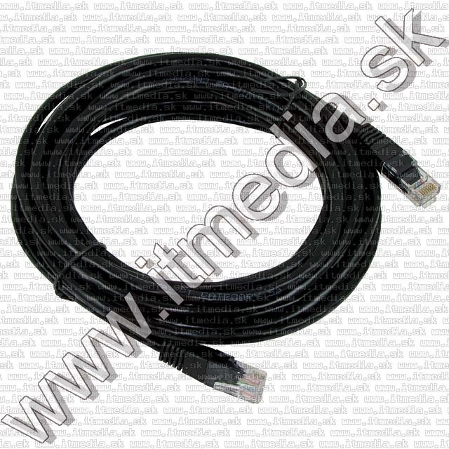 Image of Ethernet Network (Lan) cable **5m** RJ45 *BLACK* (UTP) (IT7201)