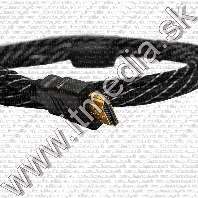 Image of HDMI v1.3b cable 1.5m GOLD *Stripe* (Ecolle) (IT6999)