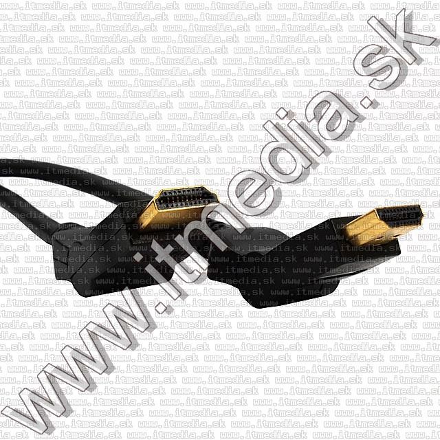 Image of HDMI v1.4 cable 2m GOLD *No Filter* 180°Adjustable neck (IT8279)