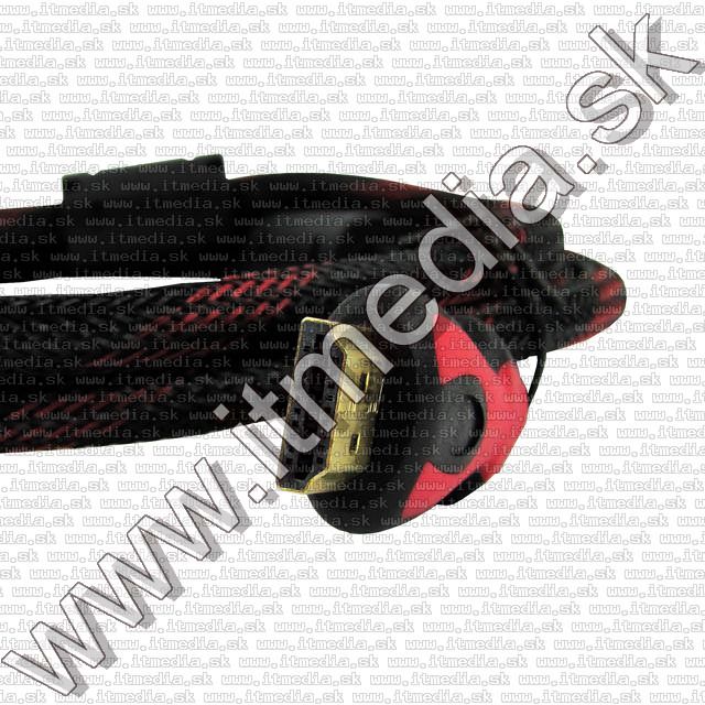 Image of HDMI v1.4 cable 1.8m GOLD *Red Stripe* (IT7258)
