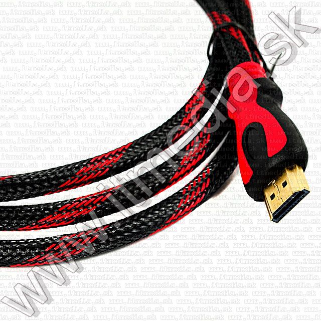 Image of HDMI mini - HDMI cable 1.5m-1.8 *Red stripes* (IT7335)