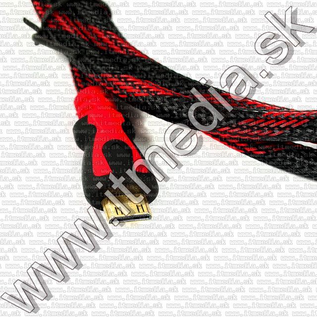 Image of HDMI mini - HDMI cable 1.5m-1.8 *Red stripes* (IT7335)